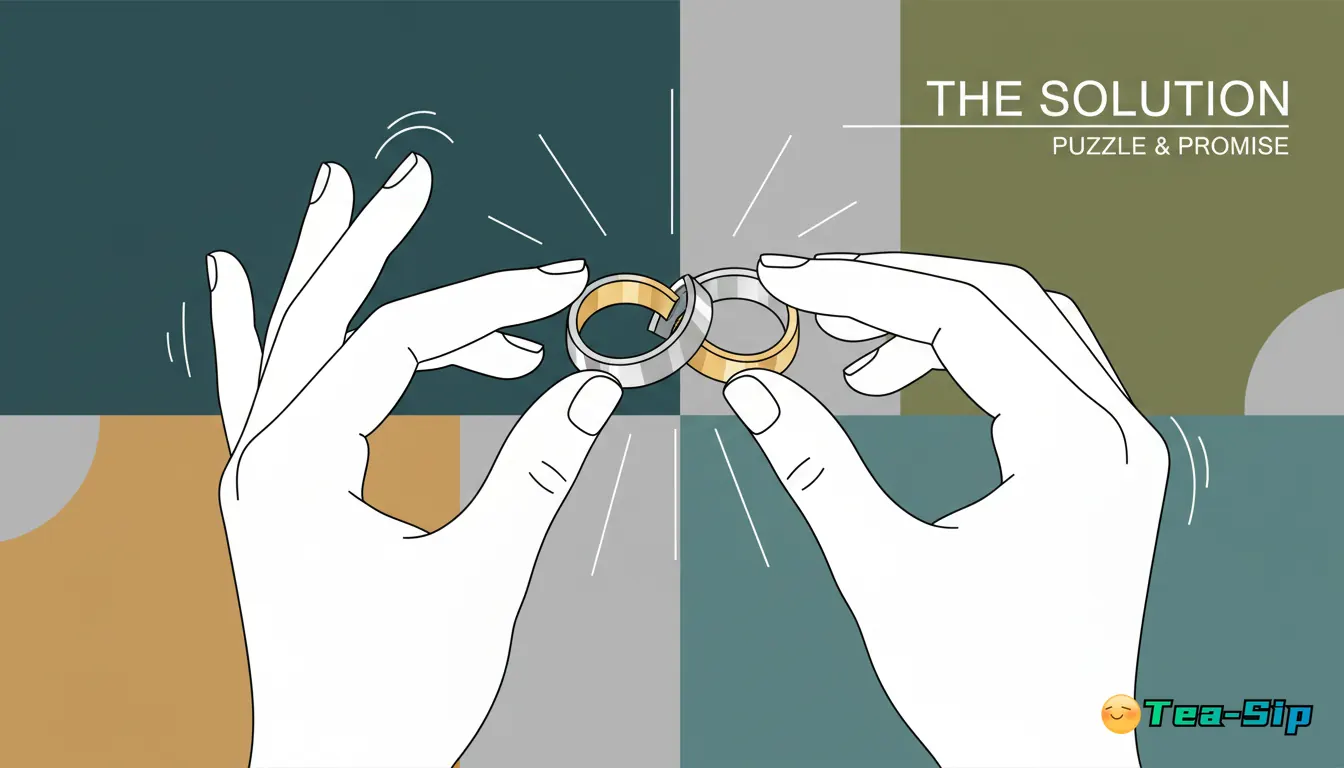 4 part puzzle ring — curated guide by Tea Sip