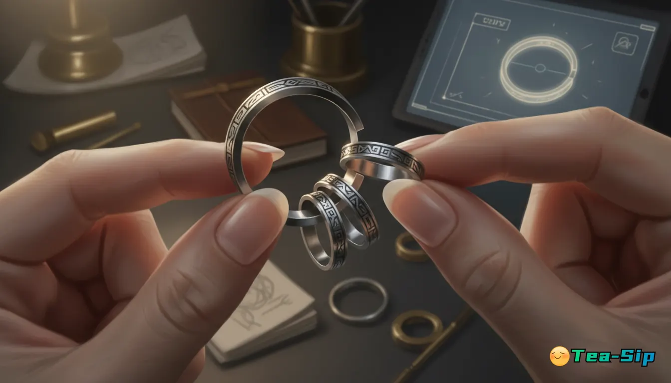 6 band puzzle ring — curated guide by Tea Sip