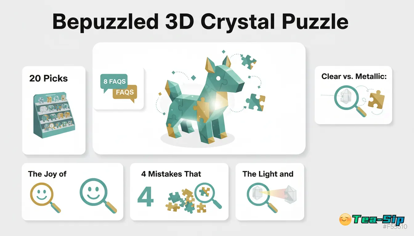 bepuzzled 3d crystal puzzle — curated guide by Tea Sip