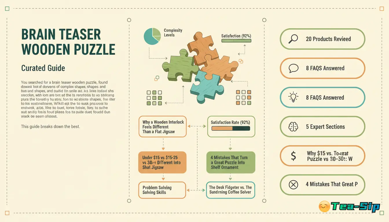 brain teaser wooden puzzle — curated guide by Tea Sip