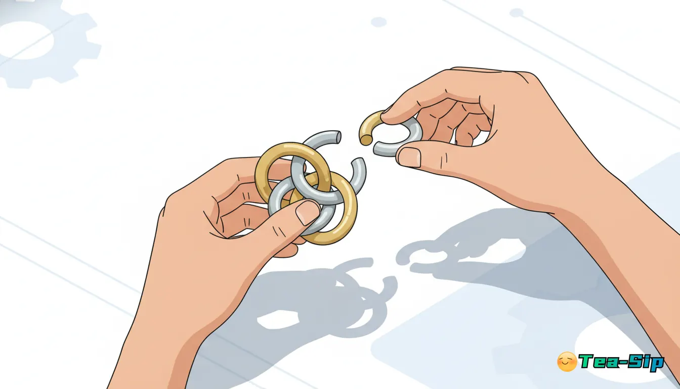 cast hook metal brain teaser guide by Tea Sip