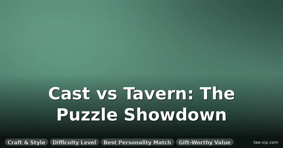 cast puzzle vs tavern puzzle guide by Tea Sip