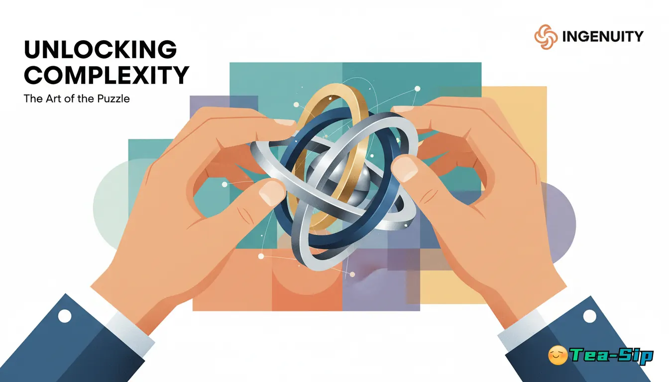 cheap metal brain teaser free shipping guide by Tea Sip