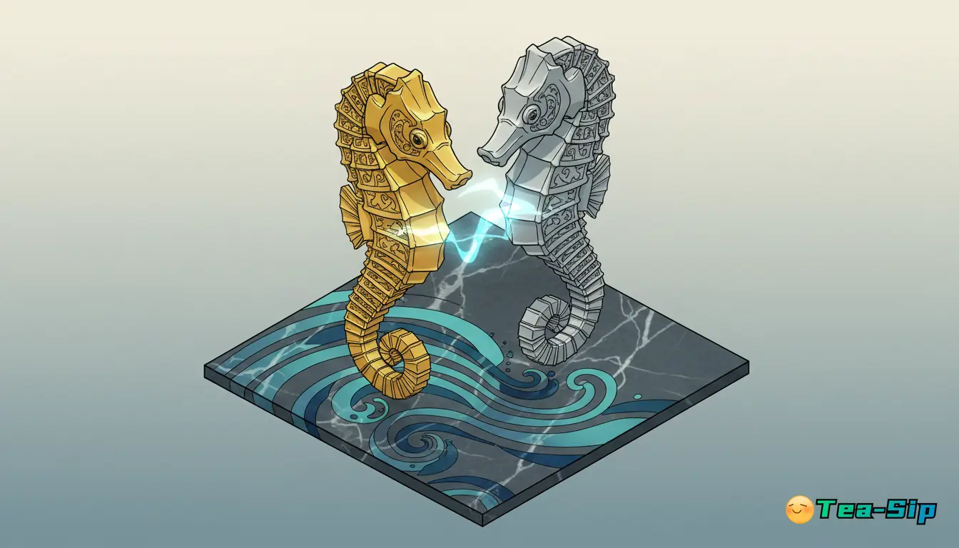 dual seahorse brain teaser how to solve guide by Tea Sip