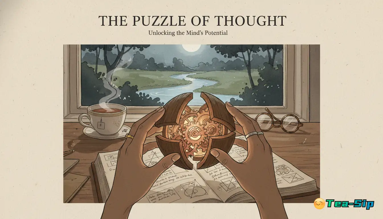 eco friendly wooden brain teaser guide by Tea Sip