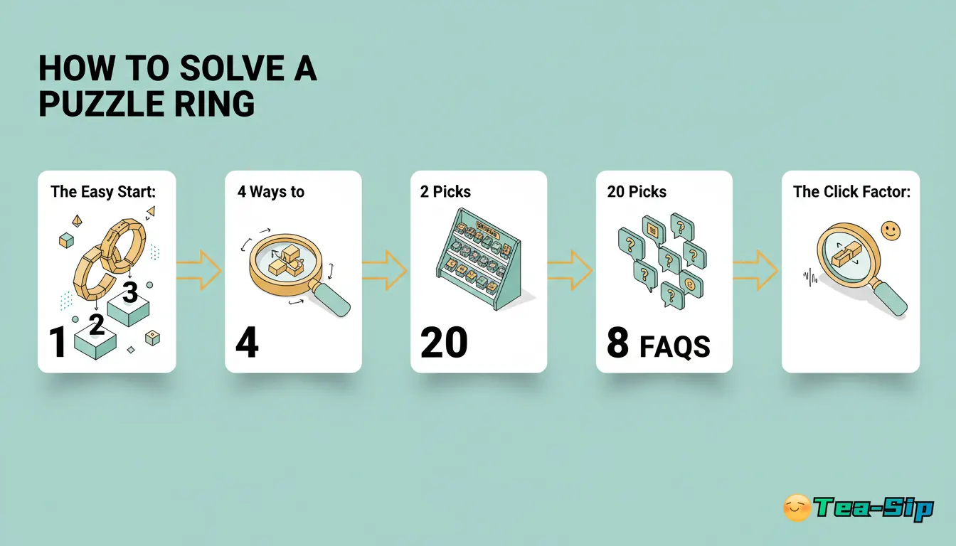 how to solve a puzzle ring — curated guide by Tea Sip