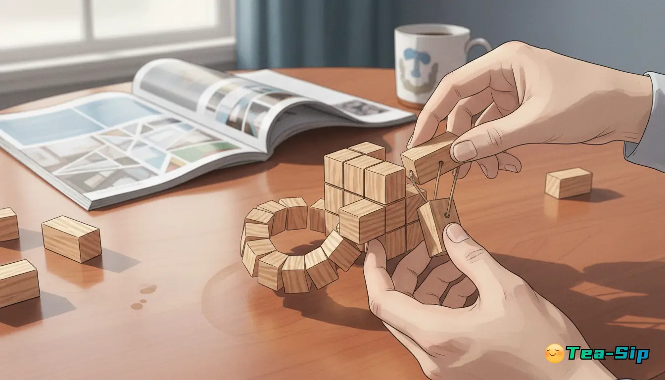 how to solve a wooden cube puzzle — curated guide by Tea Sip