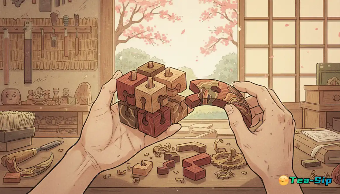 japanese wooden puzzle — curated guide by Tea Sip