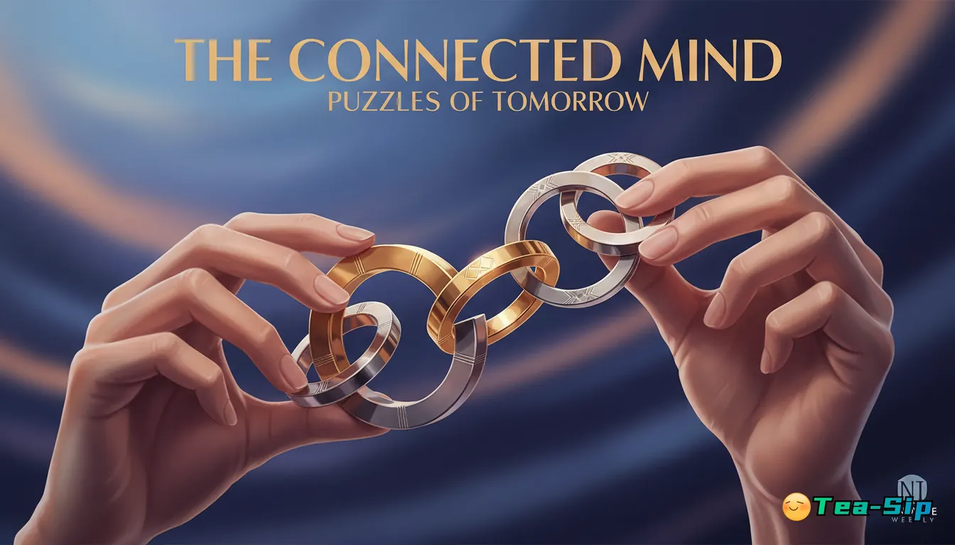 logic puzzles metal chinese knot guide by Tea Sip