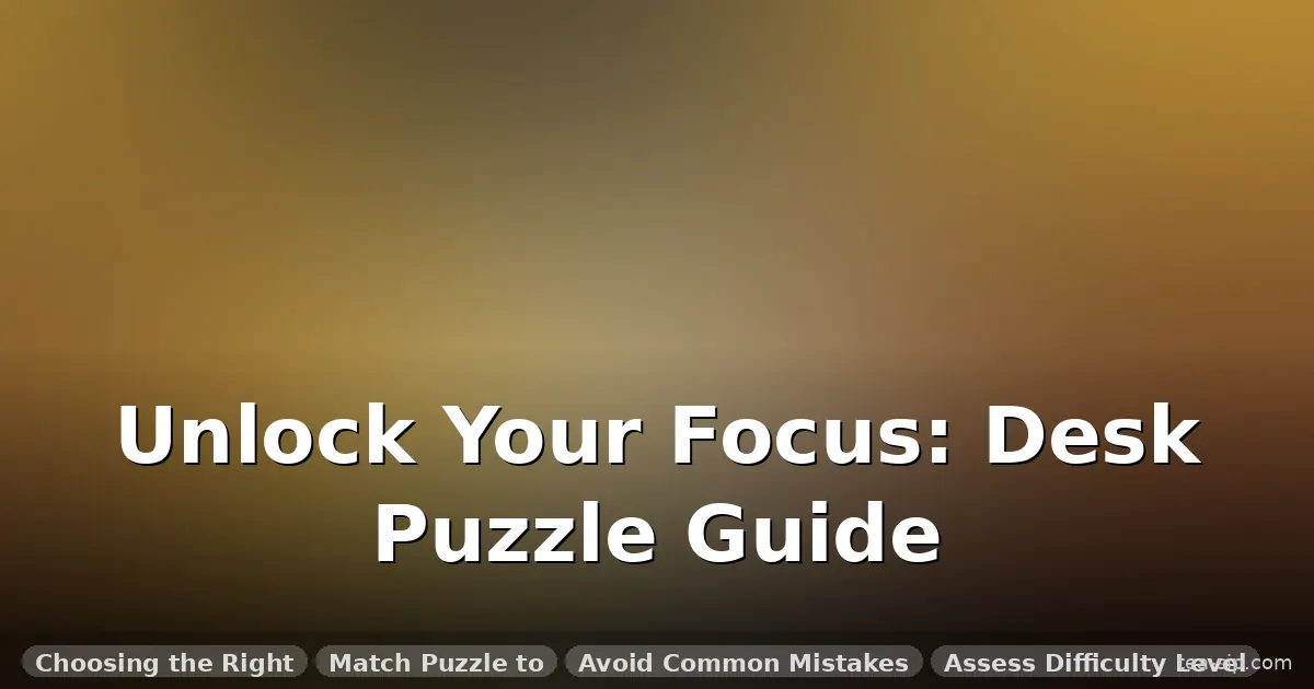 metal brain teaser desk toy office guide by Tea Sip