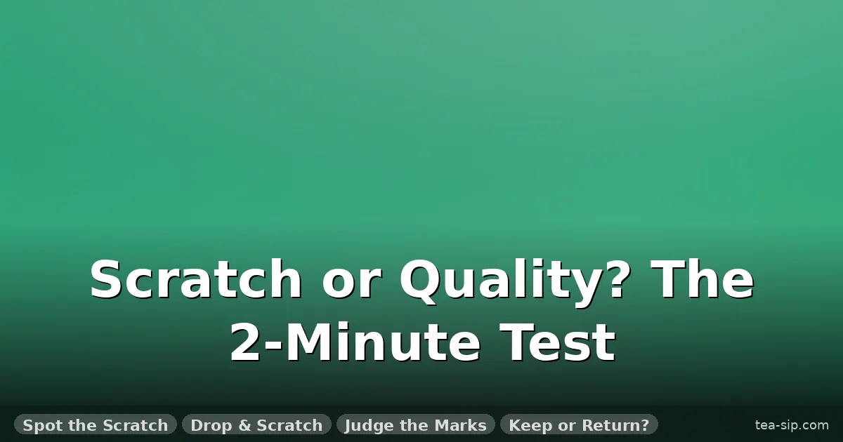 metal puzzle quality test drop scratch guide by Tea Sip