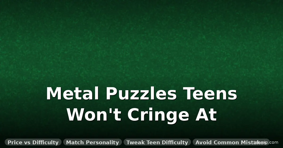 metal puzzle stocking stuffers guide by Tea Sip