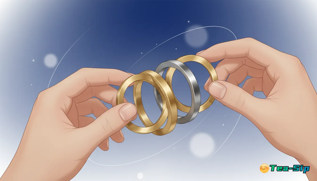 metal puzzle stress relief anxiety guide by Tea Sip