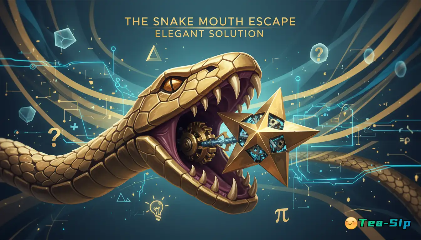 snake mouth escape puzzle solution guide guide by Tea Sip