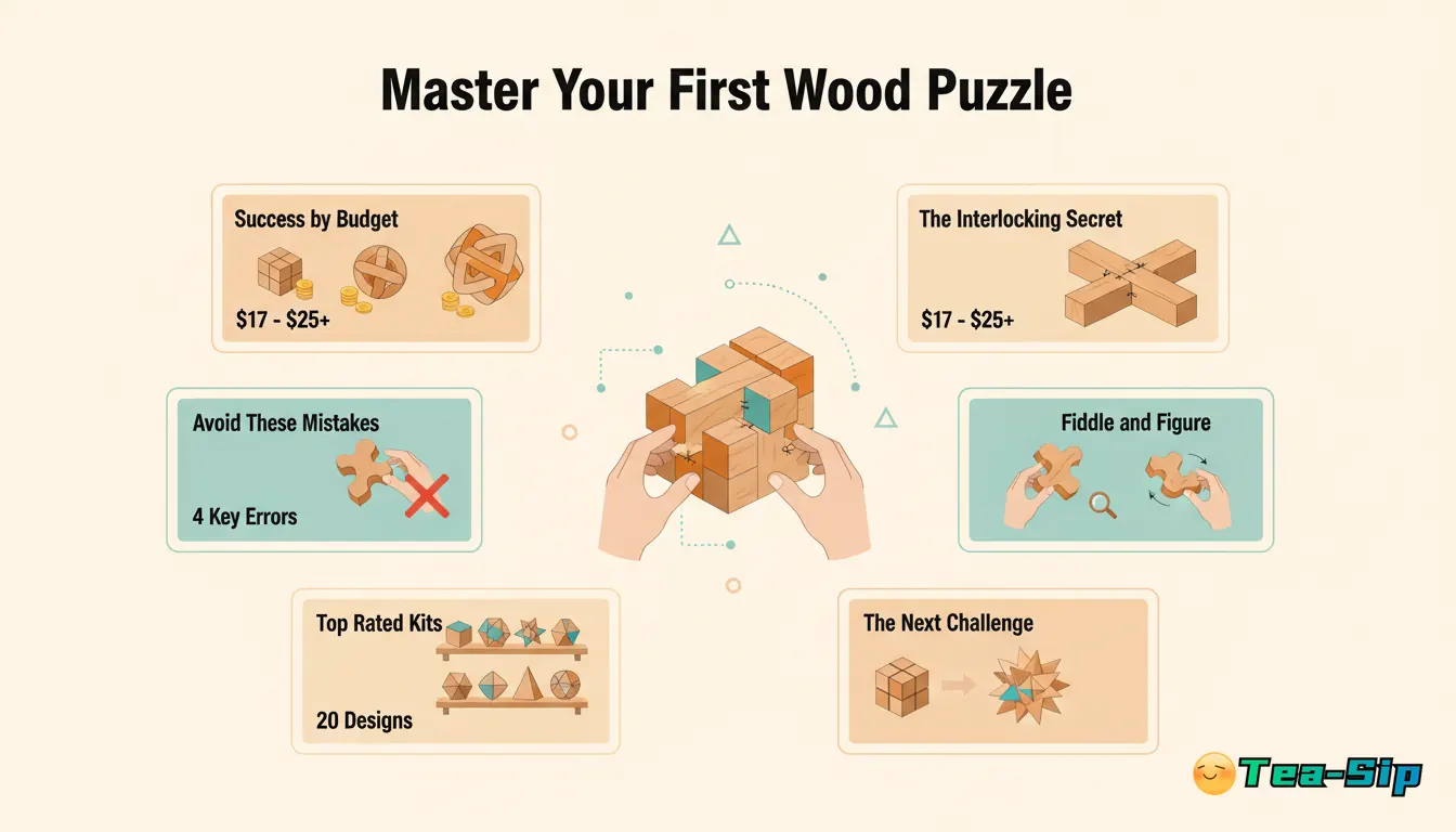 solve wood puzzle — curated guide by Tea Sip