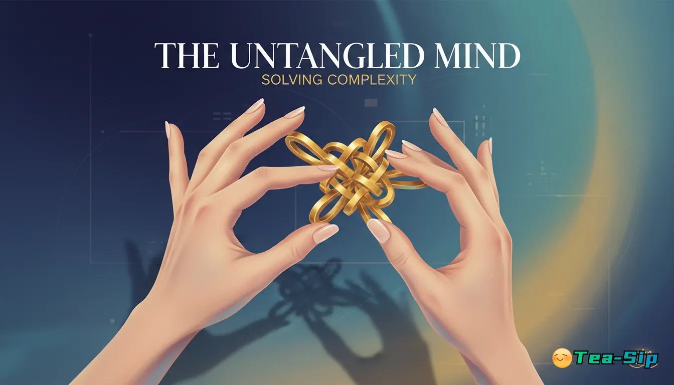 stress relief metal puzzle fidget guide by Tea Sip