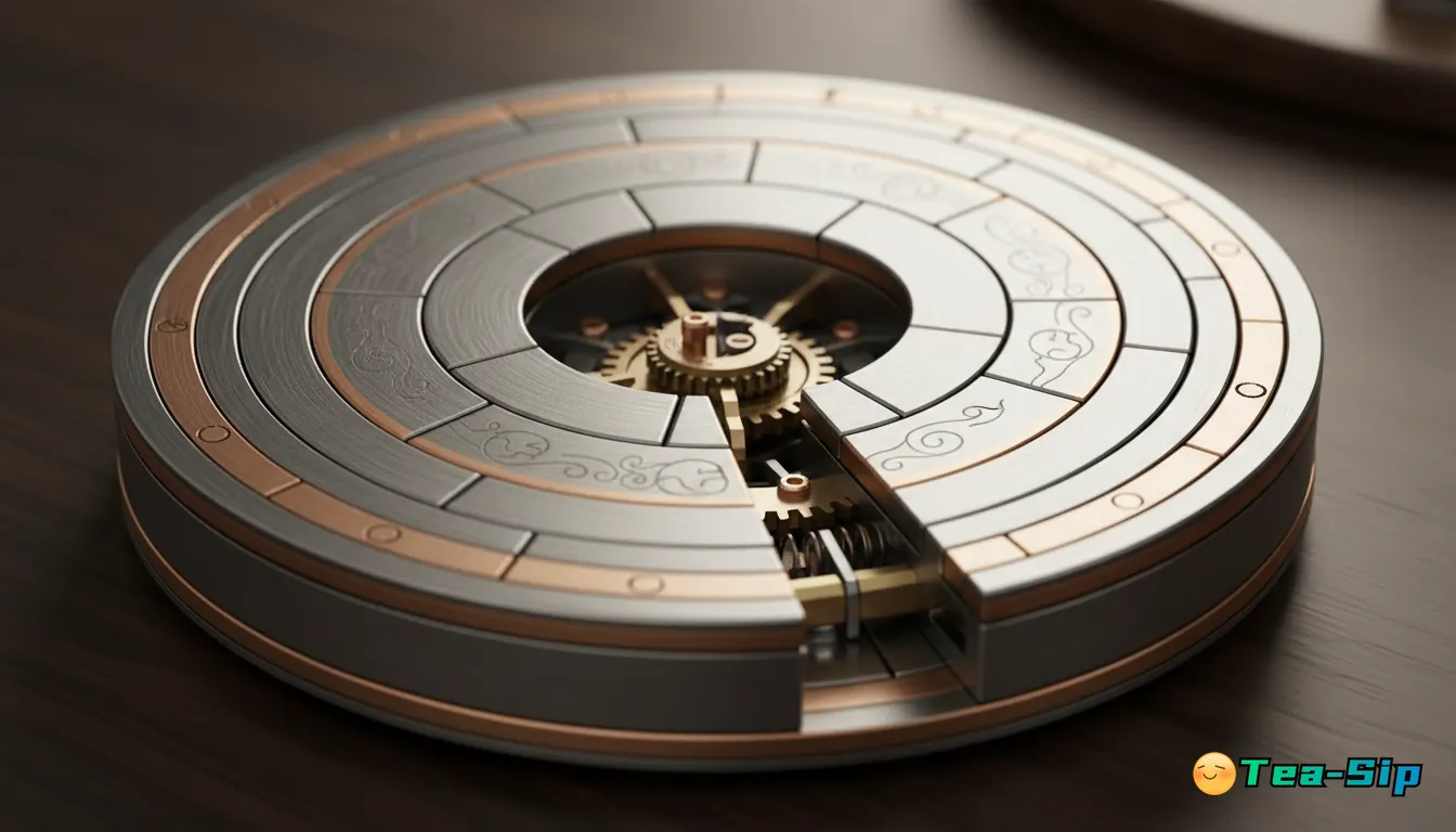 three brothers lock puzzle metal guide by Tea Sip