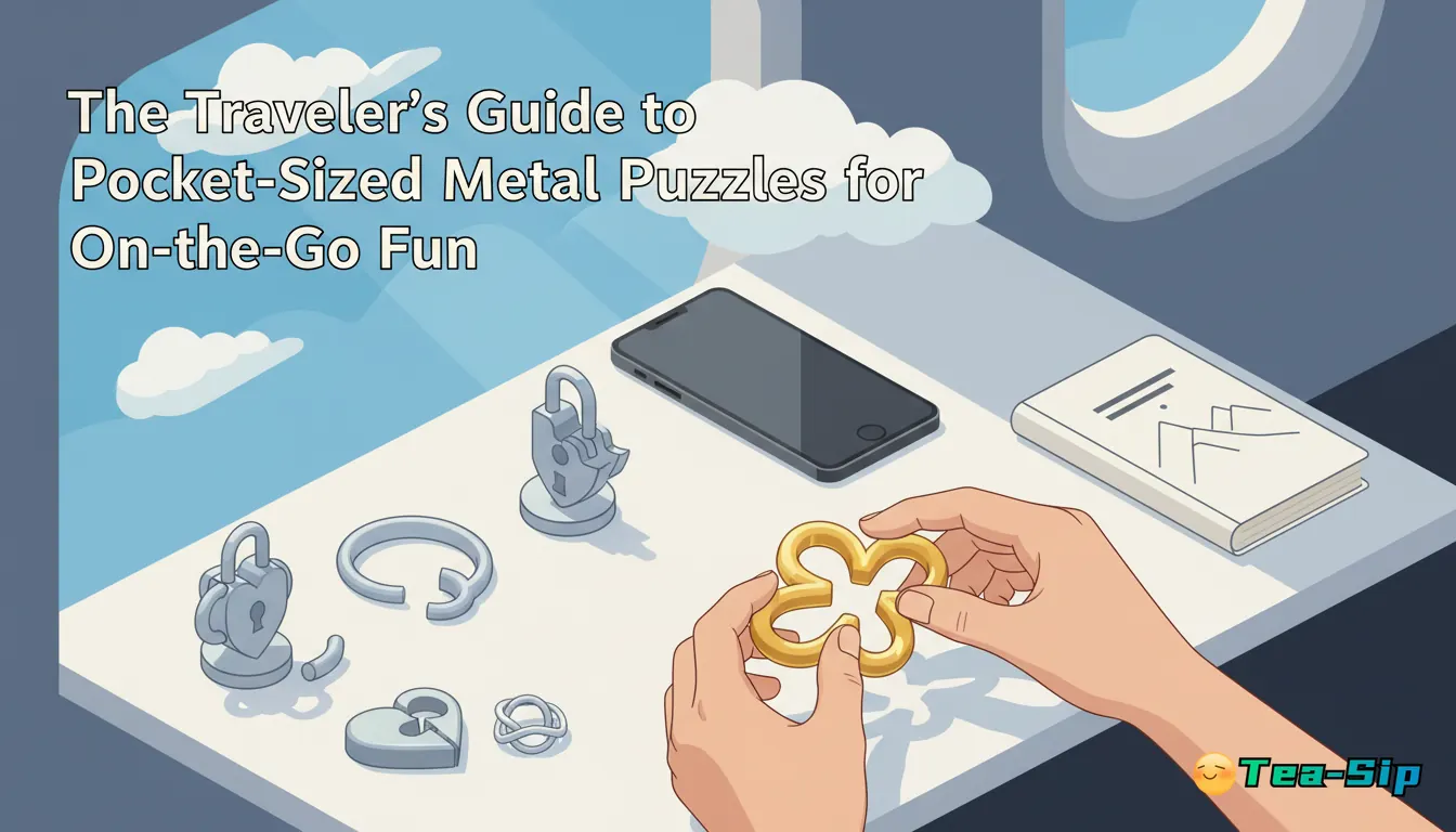 travel pocket size metal puzzle guide by Tea Sip