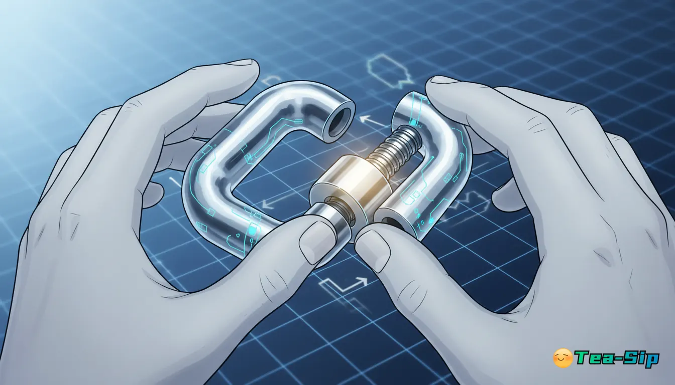 u shaped screw lock puzzle solve guide by Tea Sip