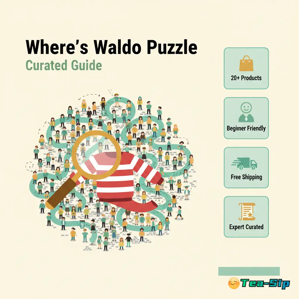 where's waldo puzzle — curated guide by Tea Sip