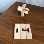 Big Three-Link Wooden Puzzle