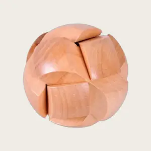 Mortise-and-Tenon Soccer Ball Puzzle