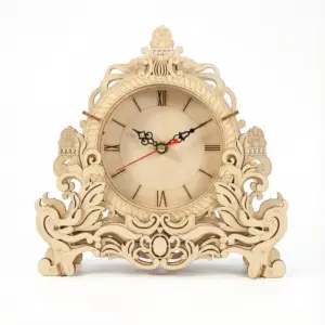 3D Wooden Puzzle Clock DIY Kit