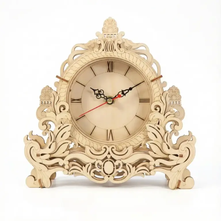 3D Wooden Puzzle Clock Kit