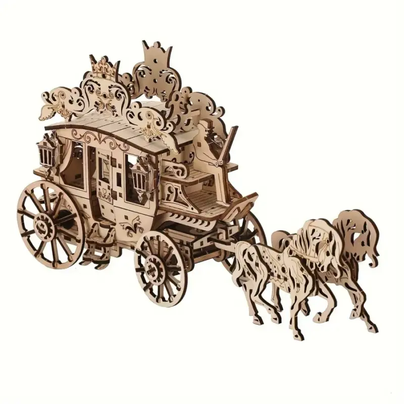 Royal Carriage 3D Wooden Puzzle2