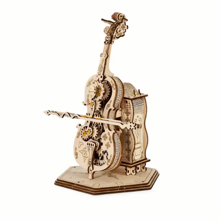 3D Wooden Cello Puzzle Kit