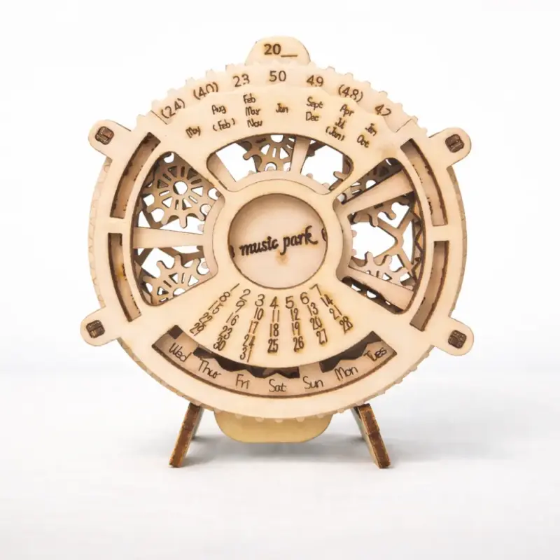 3D Wooden Perpetual Calendar Puzzle4