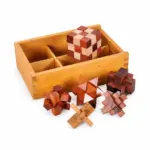 Locking Puzzles & Wooden Brain Teaser Puzzles