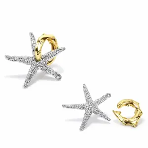 Metal Starfish Puzzle Ring