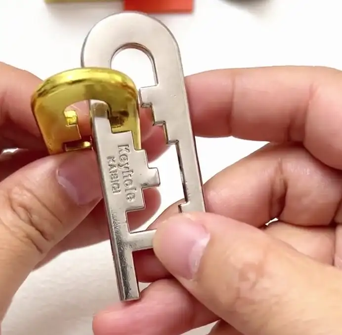 How to Solve the Cast Keyhole Puzzle: Step-by-Step Photo Guide 21 04 cast keyhole solution step1 position 90 degrees