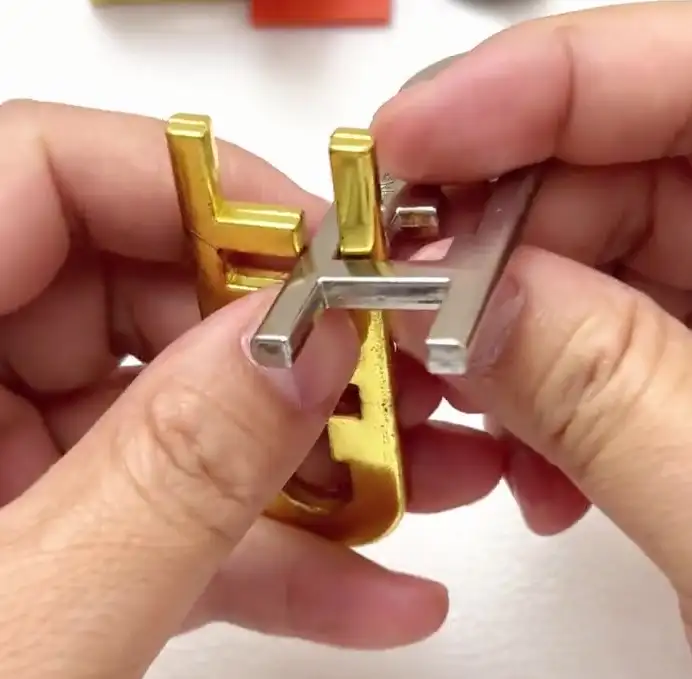 How to Solve the Cast Keyhole Puzzle: Step-by-Step Photo Guide 29 12 cast keyhole puzzle solved pieces separated