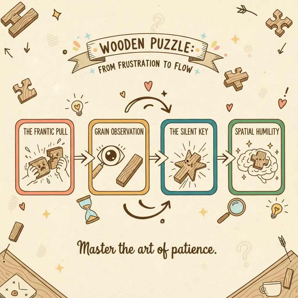 3D Brain Teaser Wooden Puzzles: The Art of Spatial Humility