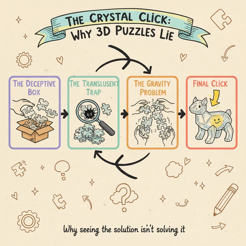 The Bepuzzled 3D Crystal Puzzle: Why These Plastic Shards Are My Secret Addiction