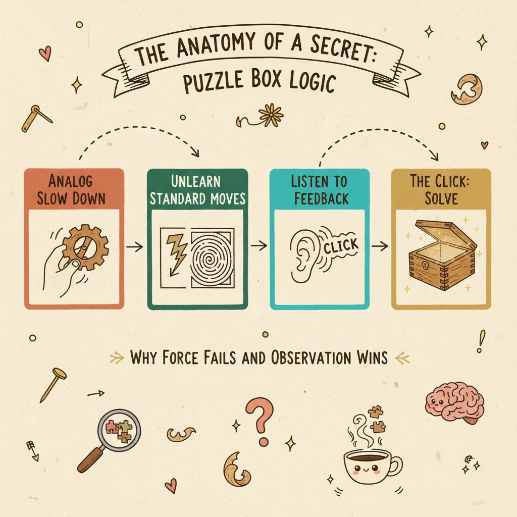 Why the Best Brain Teaser Puzzle Boxes Punish Impatience