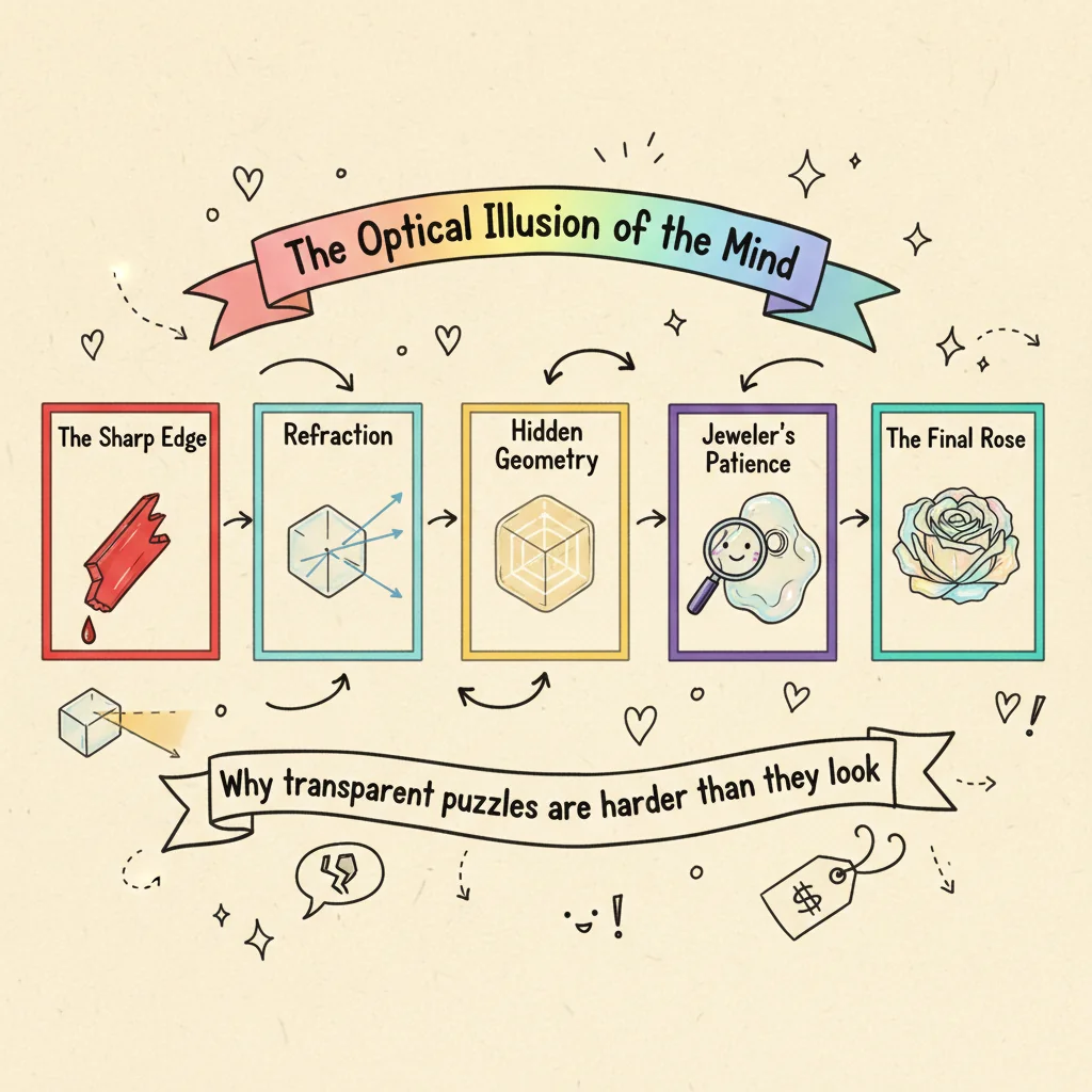 3D Crystal Puzzles: Why These Translucent Riddles Are Harder Than They Look