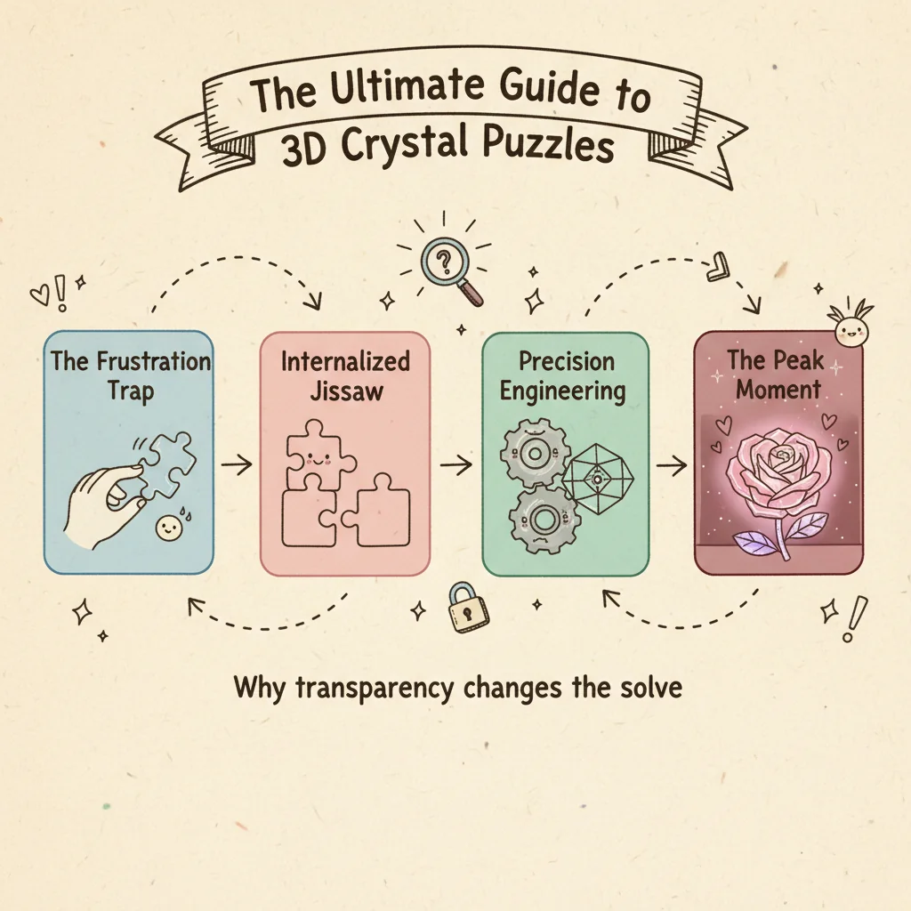 Deluxe 3D Crystal Puzzles: The Transparent Trap for Adult Brains