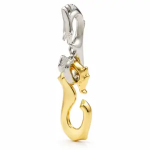 Dual Seahorse Gold & Silver Brain Teaser