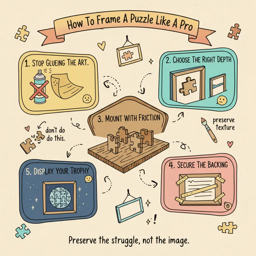 How to Frame a Puzzle: The Definitive Guide to Preserving Your Solve 7 How to Frame a Puzzle: The Definitive Guide to Preserving Your Solve