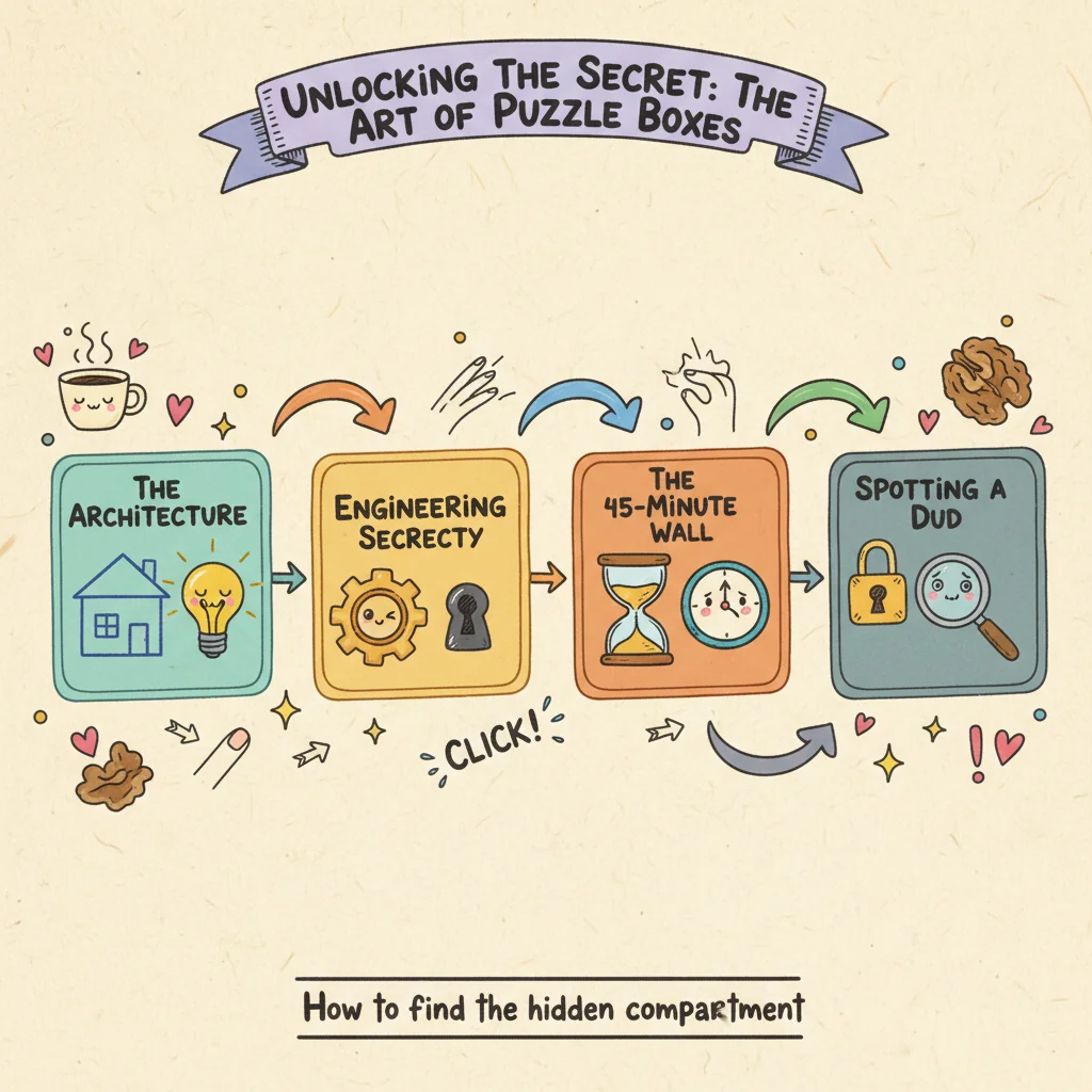 The Earned Secret: Why Every Puzzle Box With a Hidden Compartment Is a Filter for Your Focus