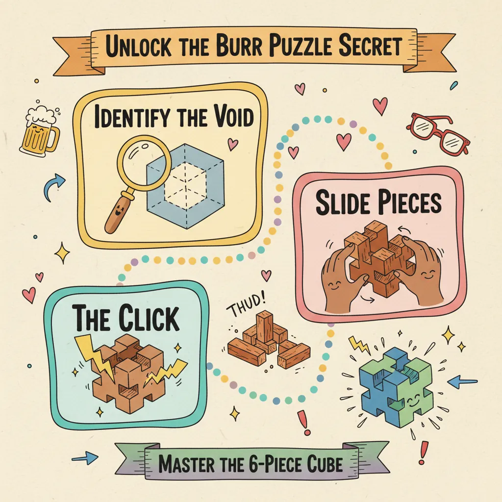 Cracking the Six Piece Wooden Cube Puzzle Solution Without Losing Your Mind