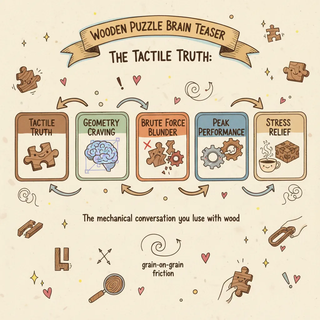 Beyond the Burr: Why the Best Wooden Puzzle Brain Teasers Punish Impatience 11 Beyond the Burr: Why the Best Wooden Puzzle Brain Teasers Punish Impatience