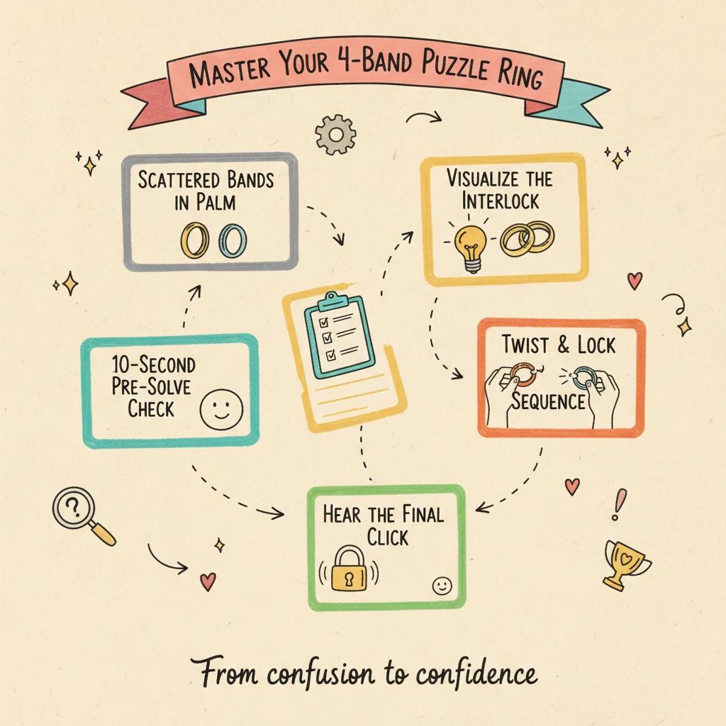 Your 4 Part Puzzle Ring: The Mechanic's Guide to Reassembly 4 Your 4 Part Puzzle Ring: The Mechanic's Guide to Reassembly