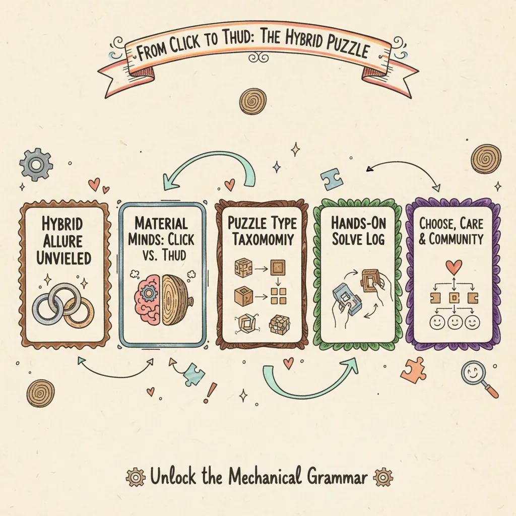 The Metal & Wood Logic Puzzle Guide: 6 Types That Challenge Your Hands & Mind