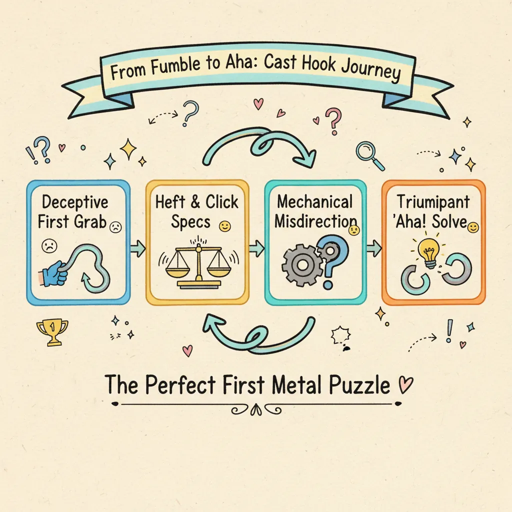 The Cast Hook Puzzle: Your First Metal Brain Teaser to Buy Online