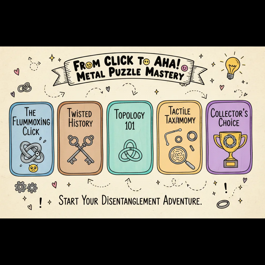 Cast Metal Puzzle Disentanglement: Decoding the Cool, Heavy Knot in Your Hand