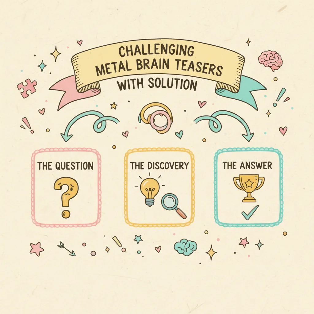 Unlock Any Metal Puzzle: The Mechanical Grammar of Brain Teasers